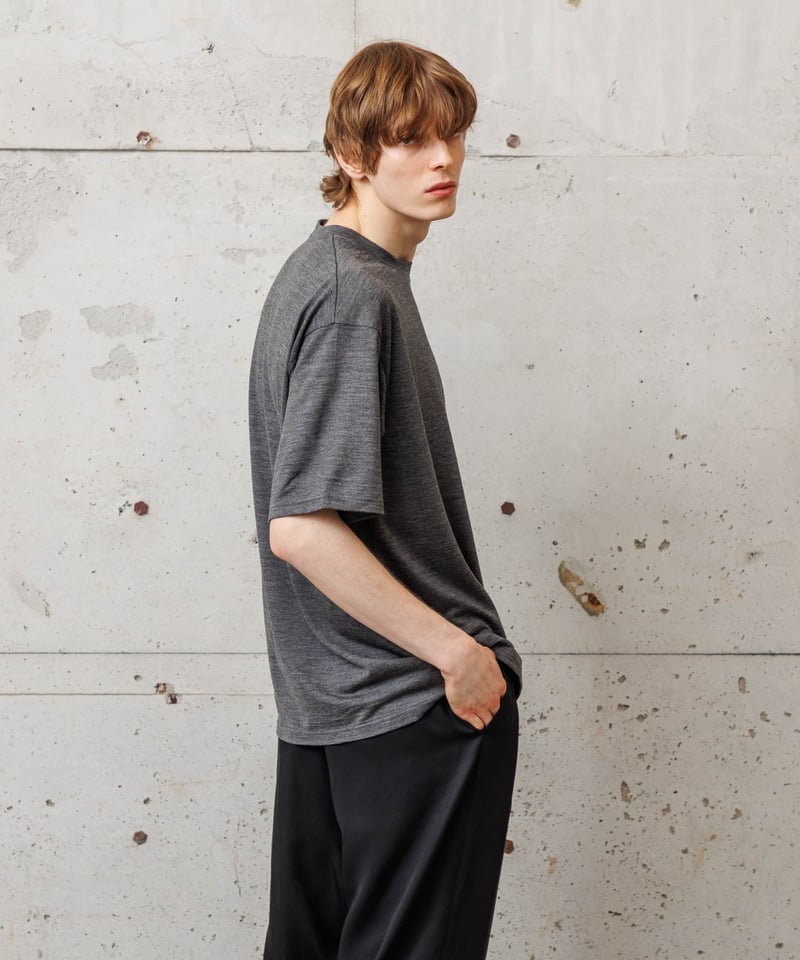 MBハイエンド尾州ウールTシャツ ビッグサイズモデル | MB -there is a