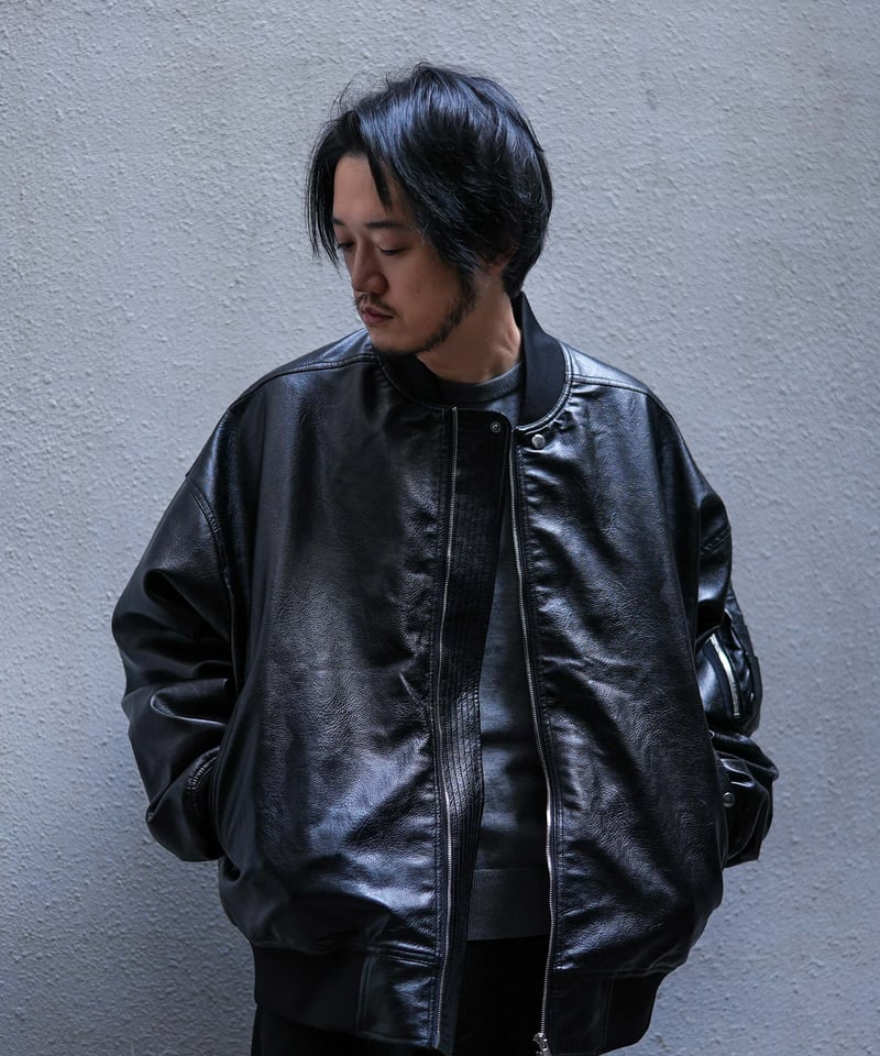 Ch.ハイエンドオーバーサイズレザーMA-1 4/26アーカイブ発売】Ch.ハイエンドオーバーサイズレザーMA-1 | MB