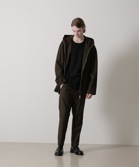 MB ULTIMATE FABRIC 梳毛カシミヤ ストレッチフラノ サルエルスラックス