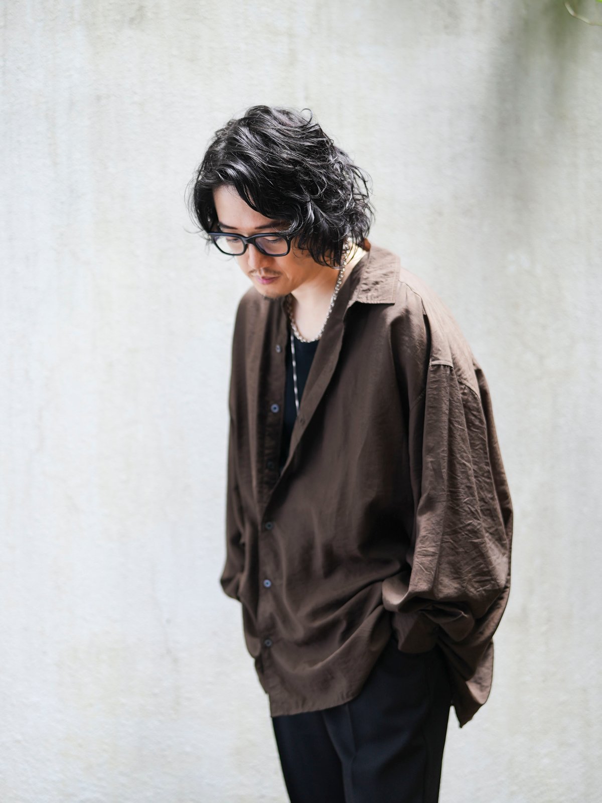 MB STANDARD シルキードレープシャツ | MB -there is a reason