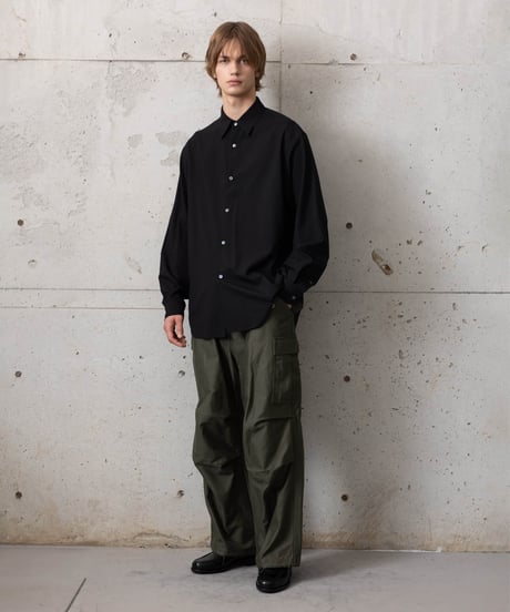 MBハイエンド尾州ウール Super140's ULTRAFINE WOOL パーマネントシャツ
