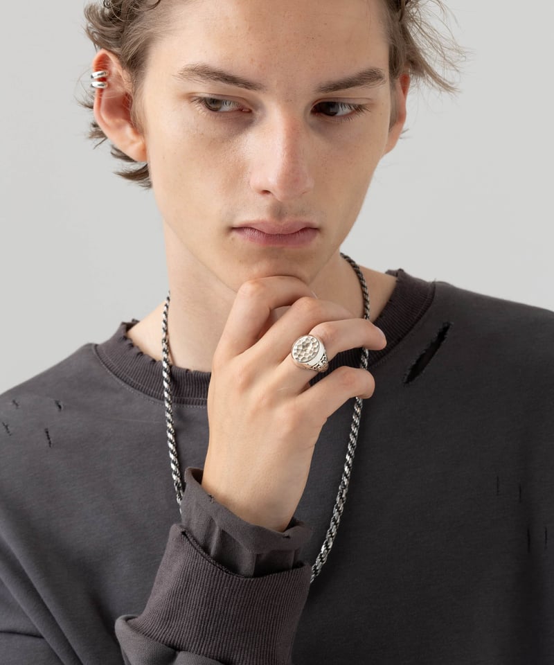 OX JEWELRY High-End イタリアンシルバービーズネックレス オ