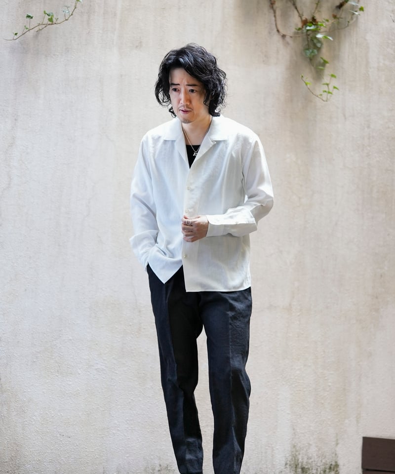 MB ULTIMATE FABRIC オープンカラーシャツ fabric by soalon