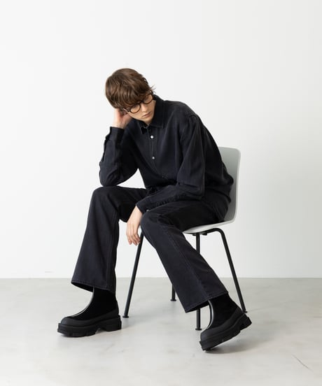 MB COLLABORATION フロントZIPブーツ by both Paris