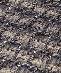 OX JEWELRy LIMITED Scarf VINTAGE DEAD STOCK FABRIC from ITALY -Ash-