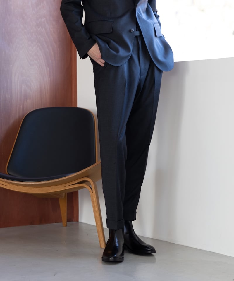 1/11発売】MB ULTIMATE FABRIC ウールシルク パーマネントスリム