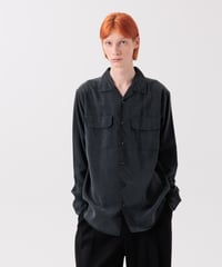 MBハイエンド尾州ウールシャツ（バンドカラー） | MB -there is a