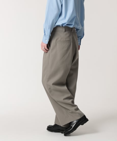 MBハイエンド ベーシックワイドスラックス MORE THAN COTTON