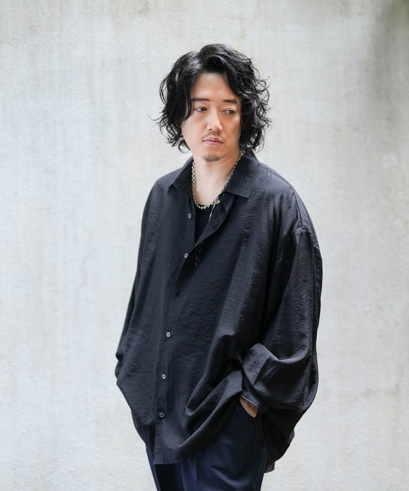 4/26アーカイブ発売】MB STANDARD シルキードレープシャツ | MB -ther