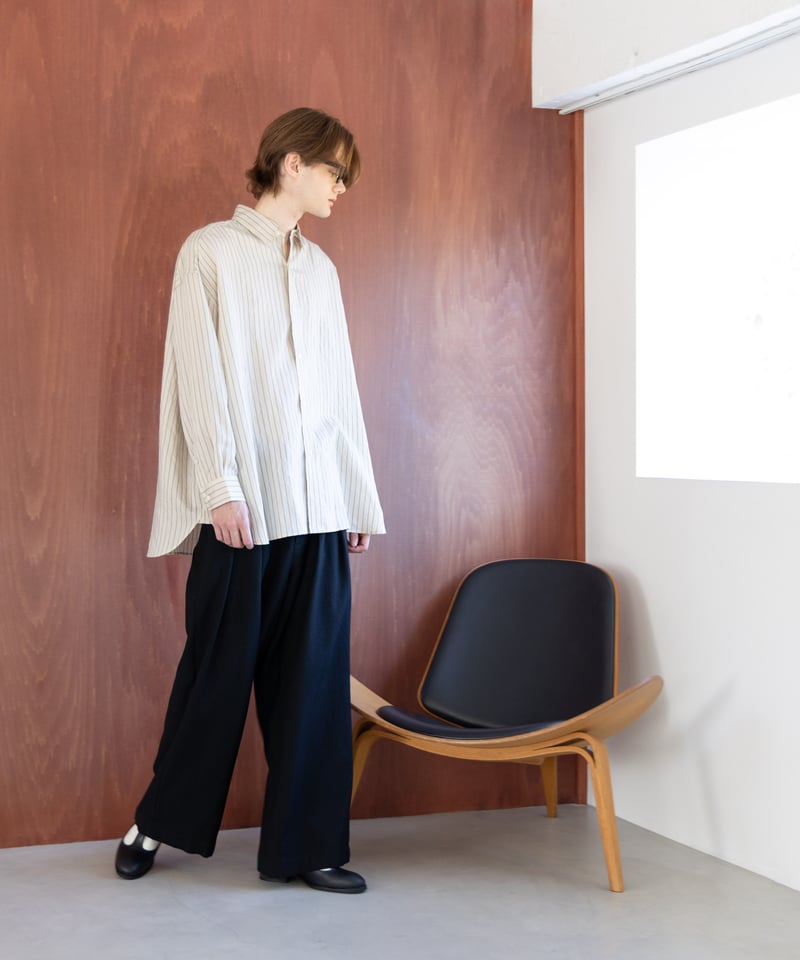 MB ハイエンドストライプビッグシャツ fabric by ACAR | MB -there