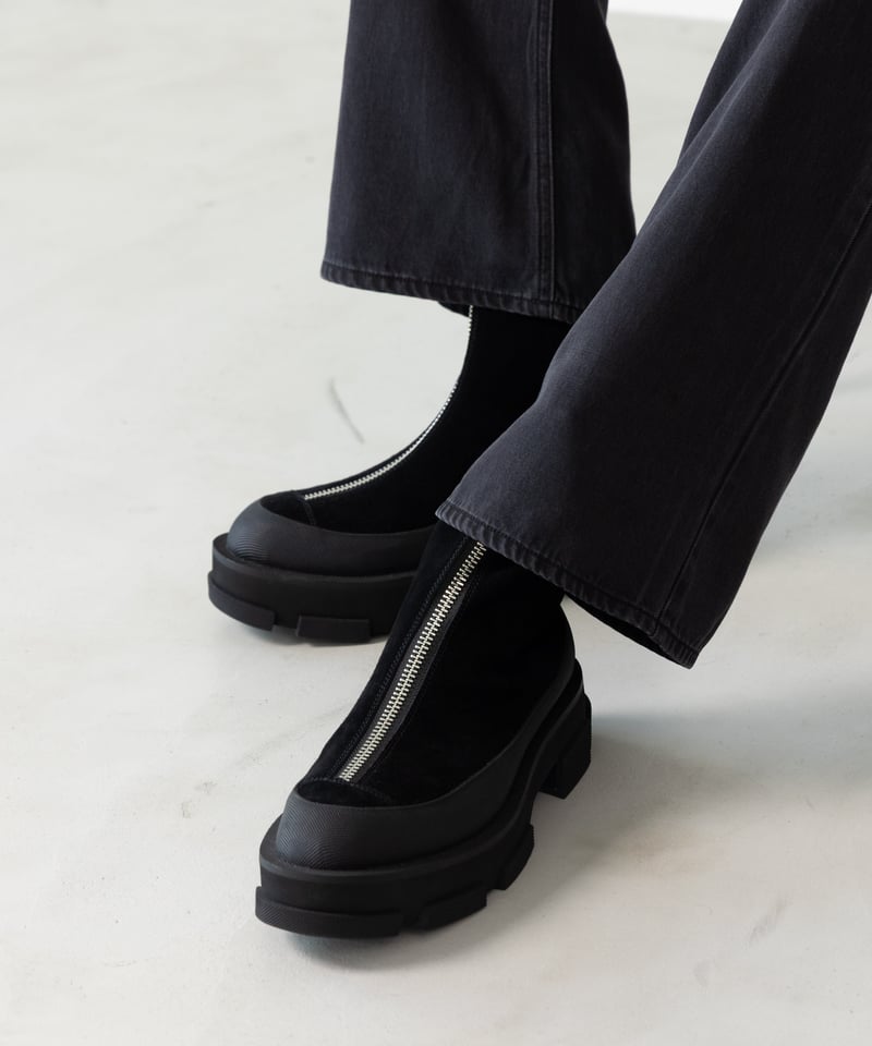 MB COLLABORATION フロントZIPブーツ by both Paris | MB