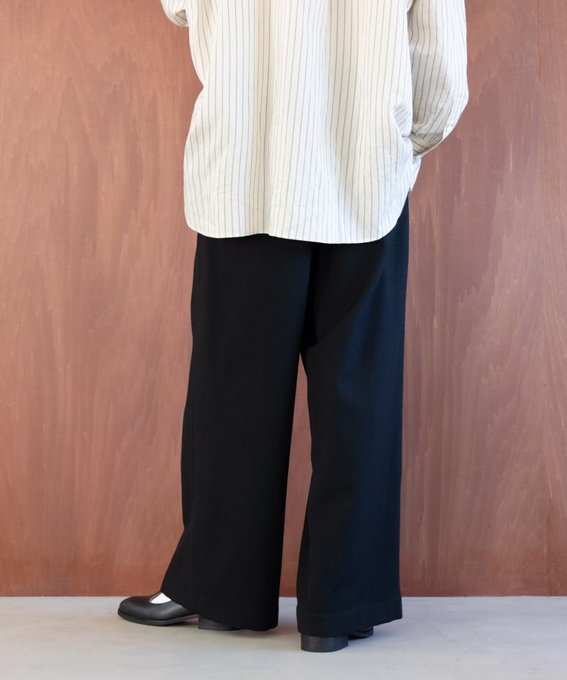 MB ULTIMATE尾州/近江晒ウール ワイドスラックス | MB -there is a MB ULTIMATE尾州/近江晒ウール ワイドスラックス | MB -there is a