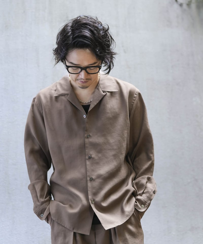 MB ULTIMATE FABRIC オープンカラーシャツ by soalon | MB -t