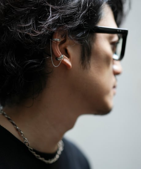 OX JEWELRY High-End Ear Caff "Chain"(外れにくい最強イヤーカフと連結可能)