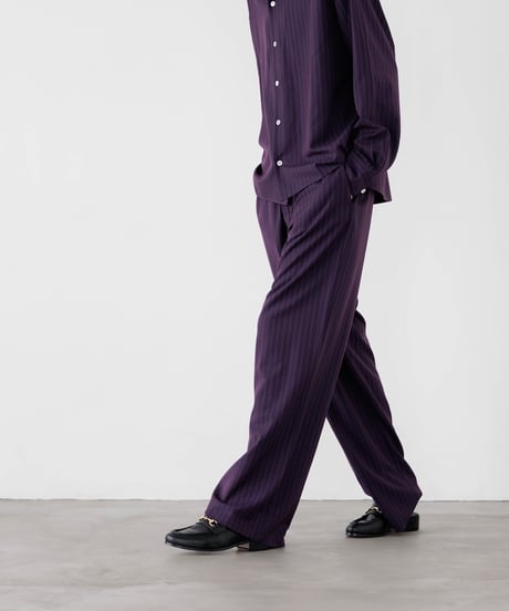 STRIPE RELAX PAJAMA TROUSERS
