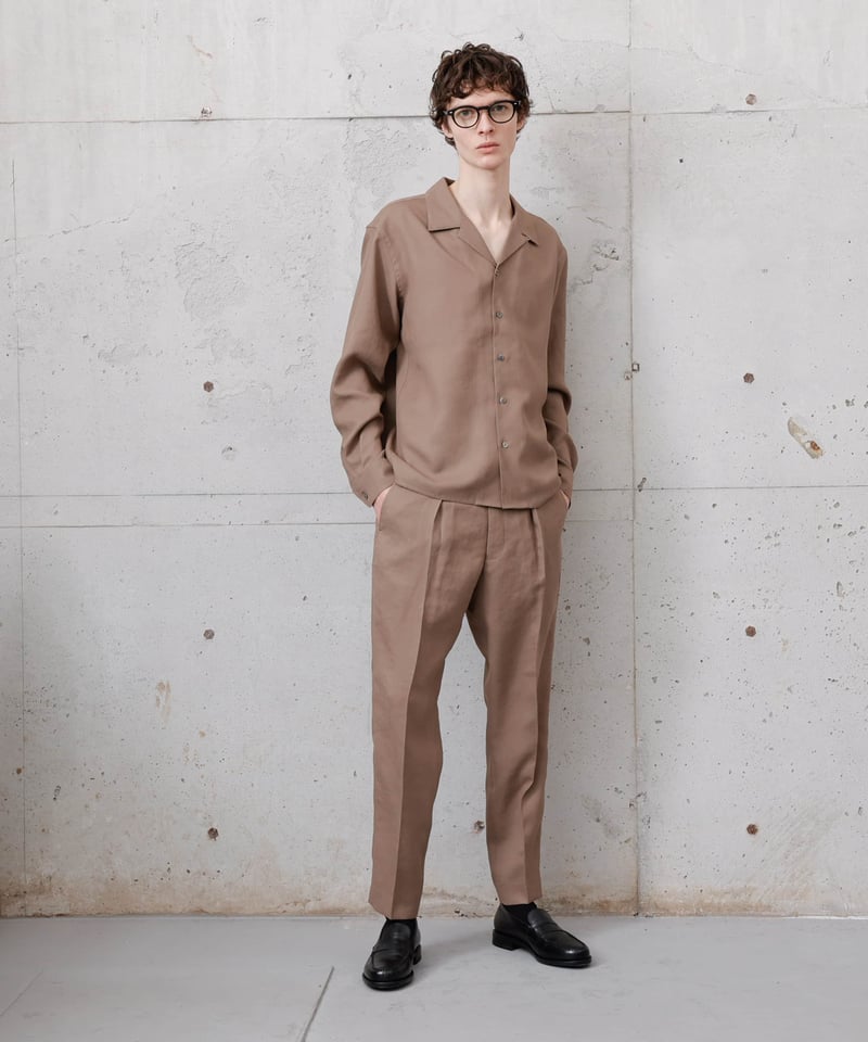 MB ULTIMATE FABRIC ヴァルーズシャツ by soalon　S MB ULTIMATE FABRIC オープンカラーシャツ by soalon | MB -t