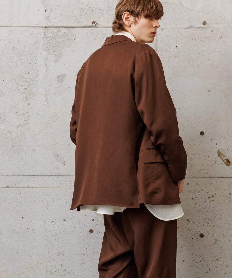 MB クラシックダブルブレストセットアップブラウンS