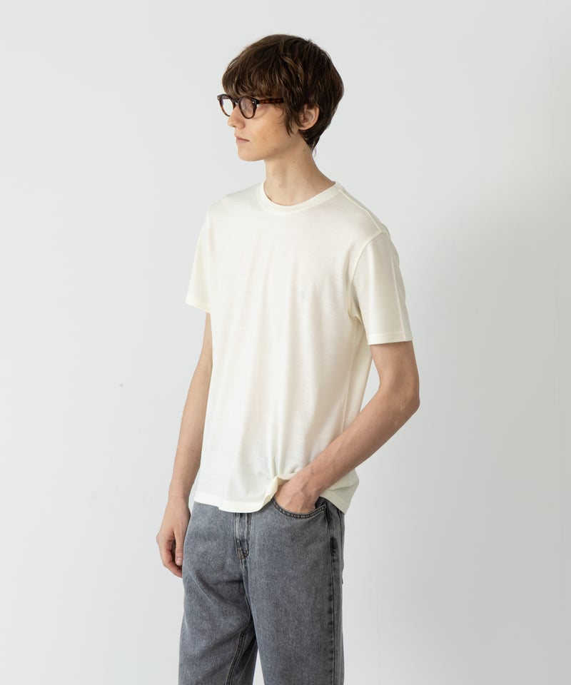 MBハイエンド尾州ウールTシャツ ジャストフィットモデル | MB -there