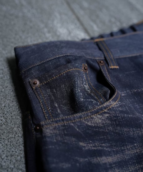 MB ULTIMATE FABRIC トロンプルイユワイドデニムパンツ