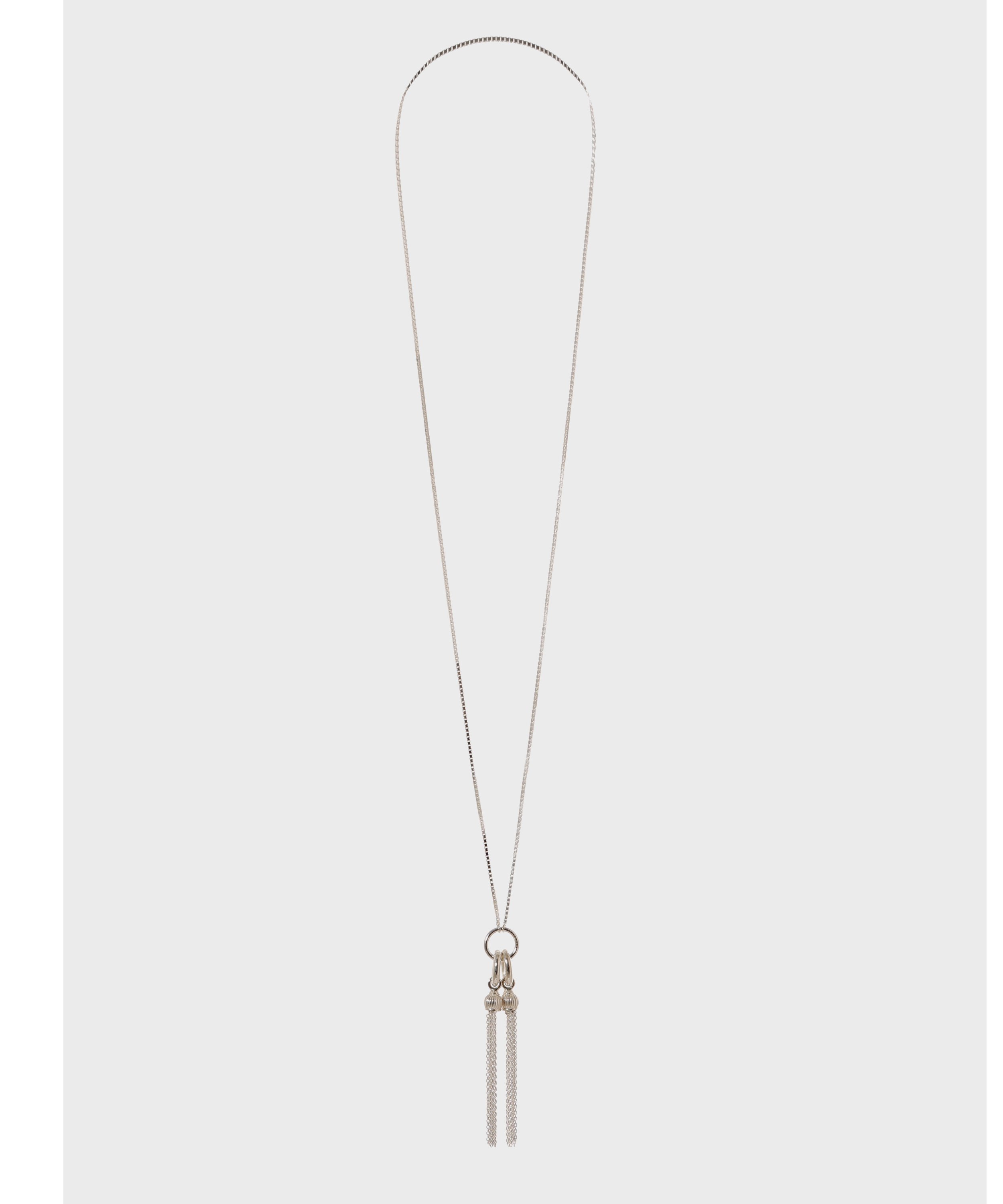 OX JEWELRy High-End SILVER CLASSIC TASSEL NECKL
