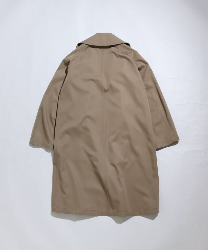 試着のみほぼ未使用　MBハイエンド尾州ウールタイロッケンコート／ベージュ／S LINE会員も購入可能】MBアイテム史上最高のコート！10年使えて3万円台