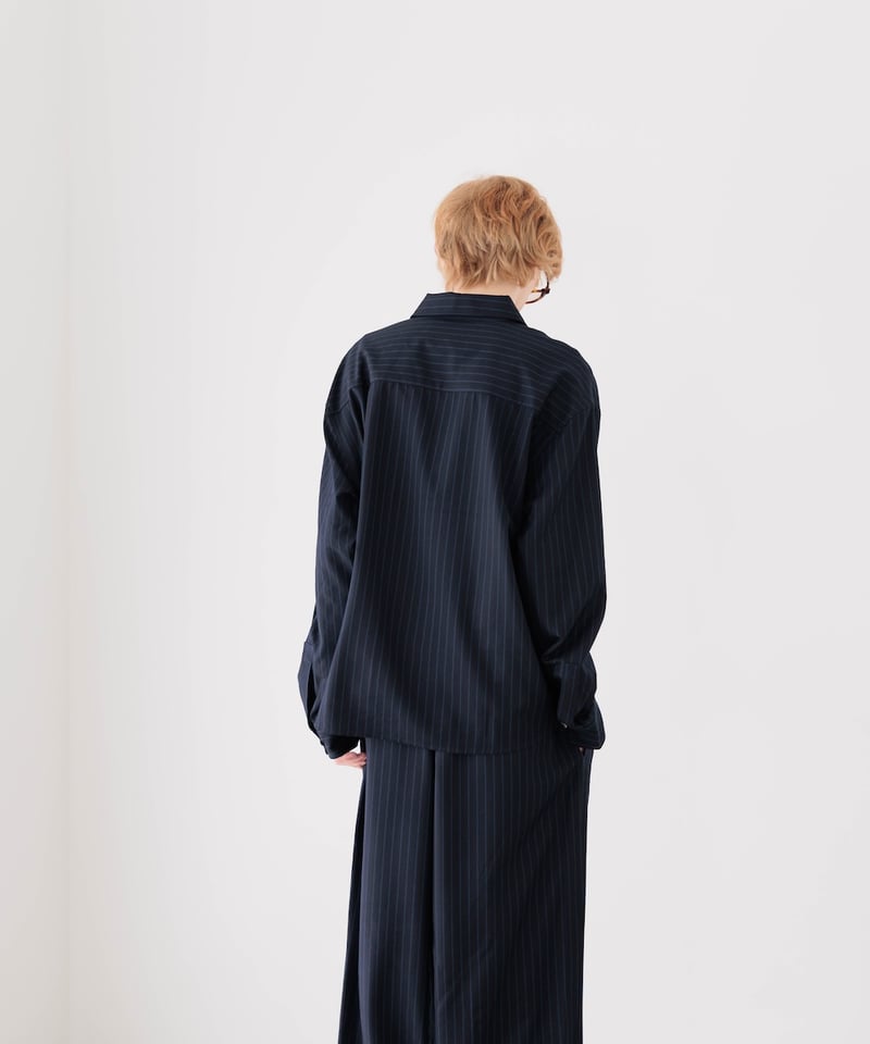 STRIPE BOX PAJAMA SHIRT | MB -there is a reason