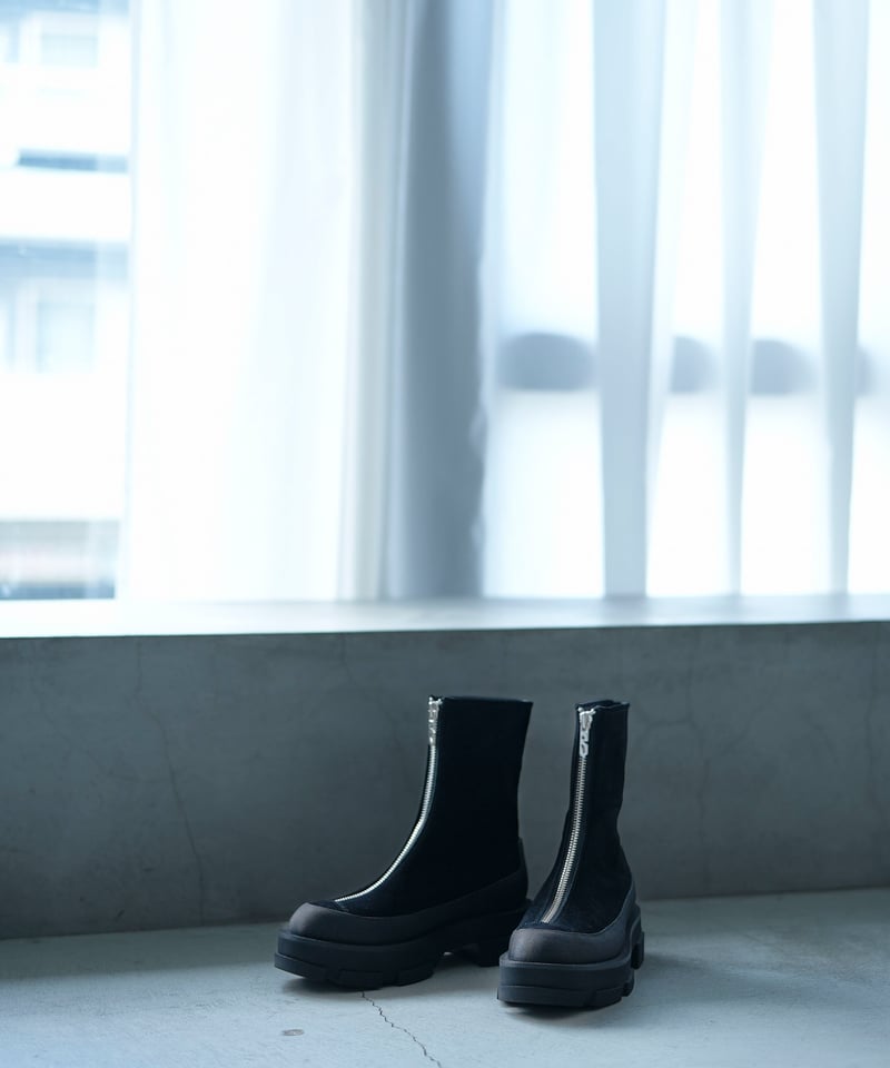 MB COLLABORATION フロントZIPブーツ by both Paris | MB
