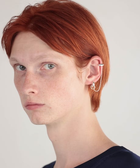 OX JEWELRY High-End Ear Caff "Chain"(外れにくい最強イヤーカフと連結可能)