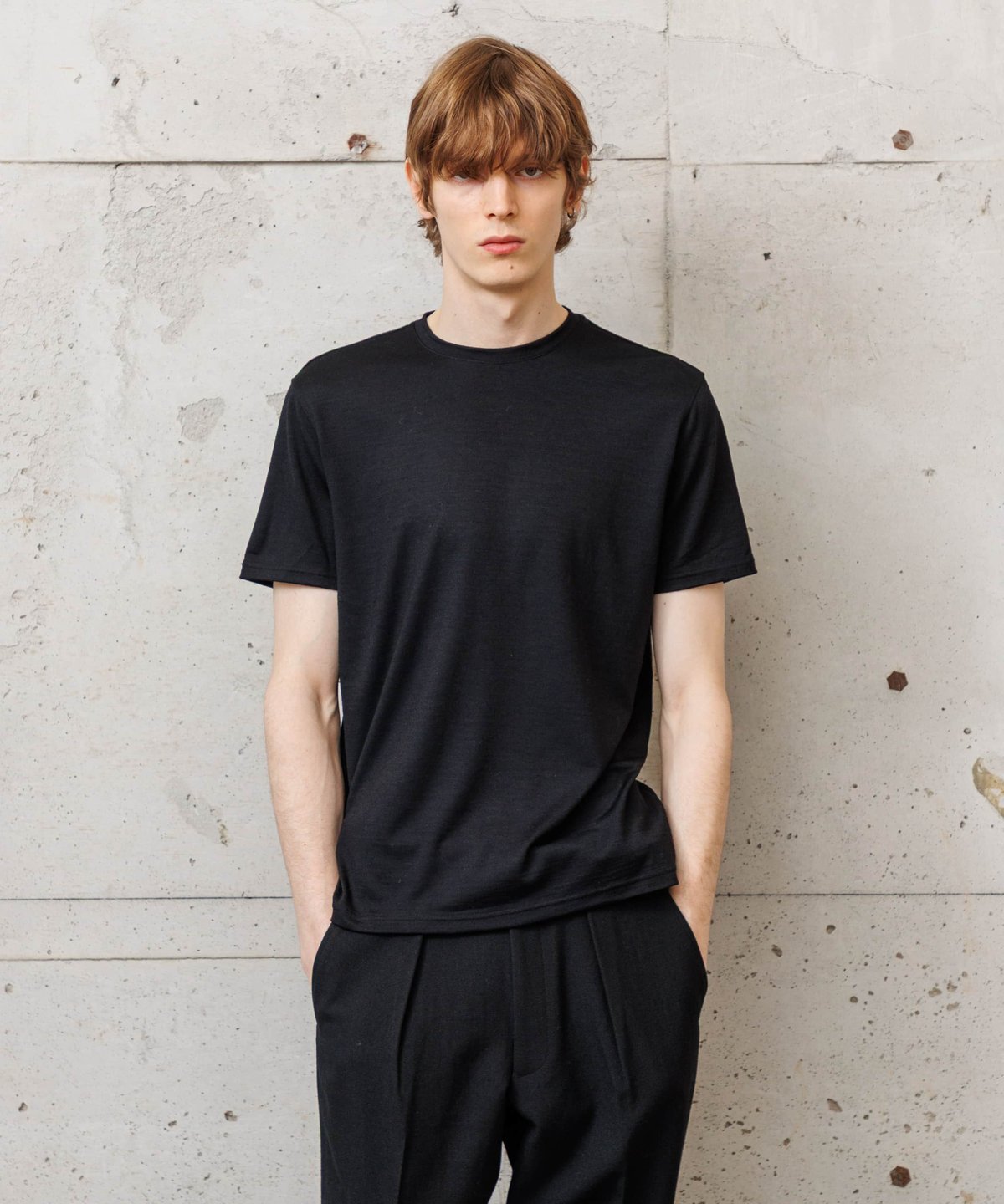 MBハイエンド尾州ウールTシャツ ジャストフィットモデル | MB MBハイエンド尾州ウールTシャツ ジャストフィットモデル | MB