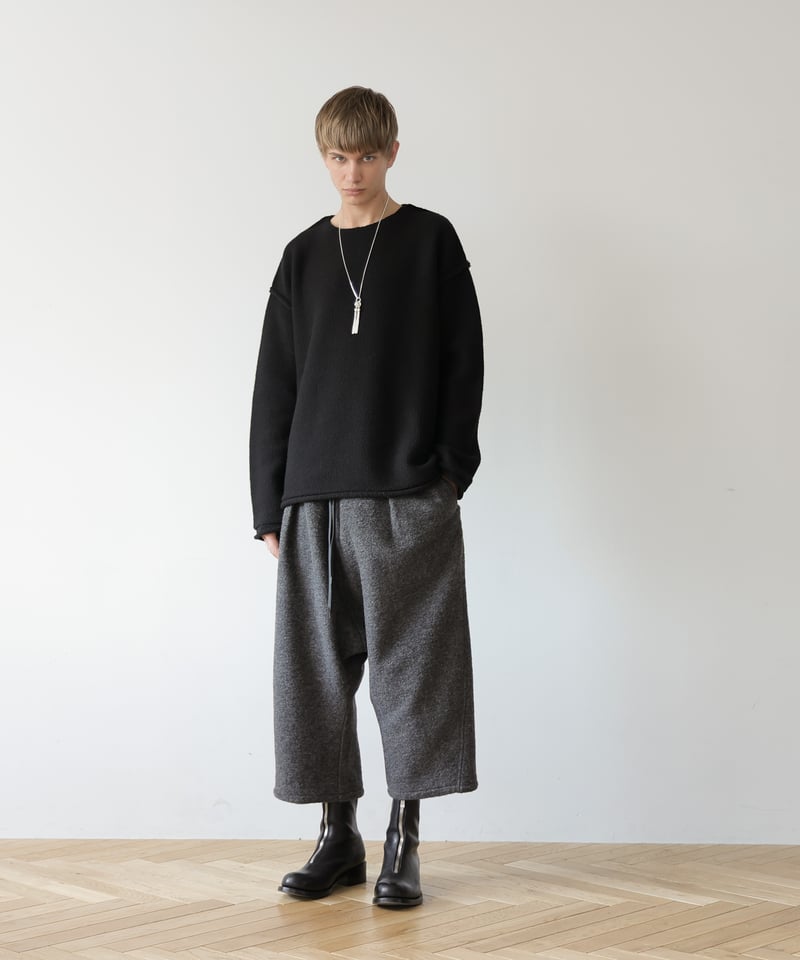 MBハイエンド ウールローゲージインサイドアウトニット | MB -there is