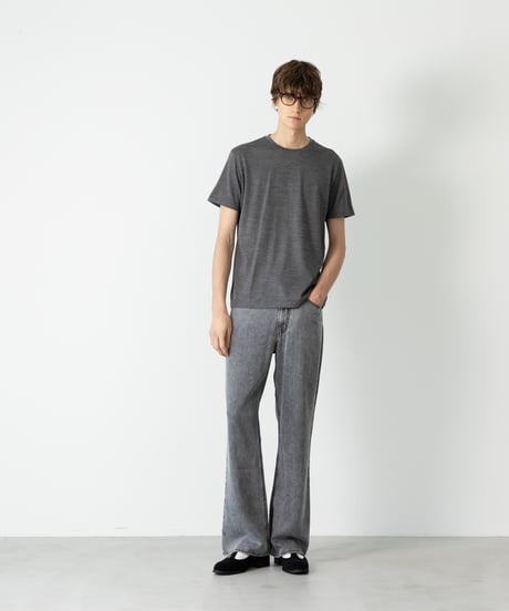 MBハイエンド尾州ウールTシャツ ジャストフィットモデル