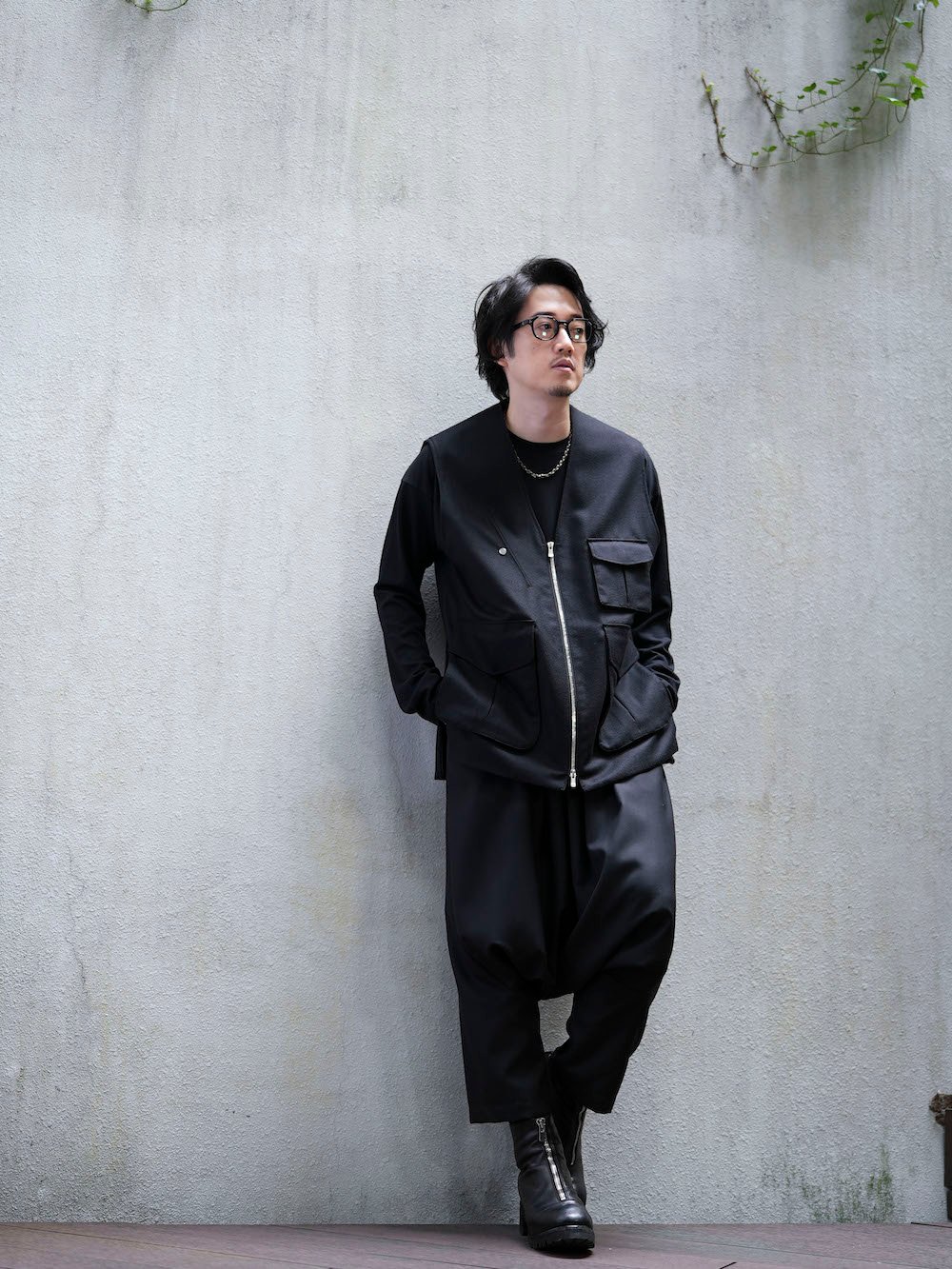 MB LIMITED サルエルイージースラックスグレー