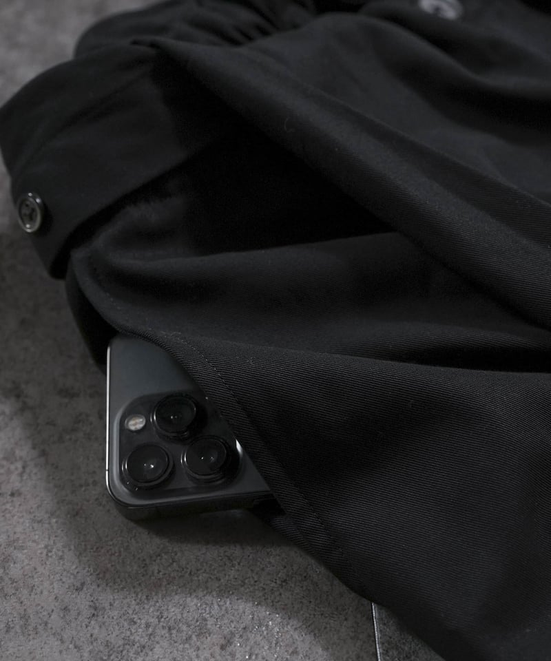 【きーち様】MBLimited GASCOTTONフェイクオールインワンパンツ 10/19アーカイブ発売】MB LIMITED 40/2 GAS COTTON フェイクオ