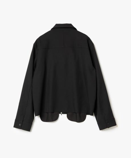 STANDARD WOOLY TWILL  CUT OFF CROPPED BLOUSON