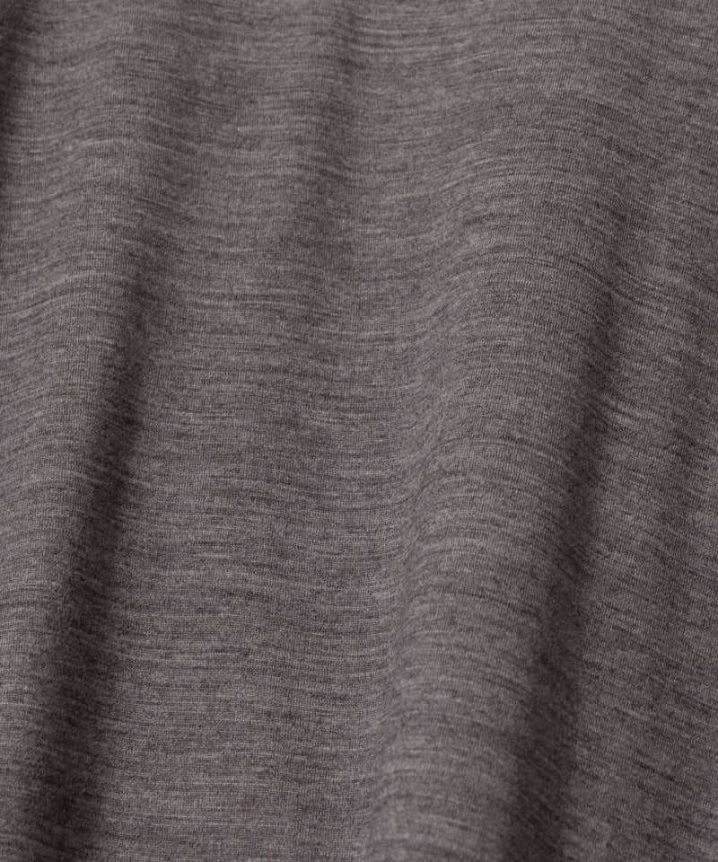 1/18発売】MBハイエンド尾州ウールTシャツ ビッグVネックプルオーバー