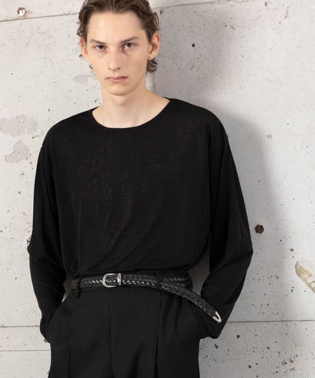 MB ULTIMATE FABRIC レザーメッシュベルト by BRITISH BRIDLE LEATHER
