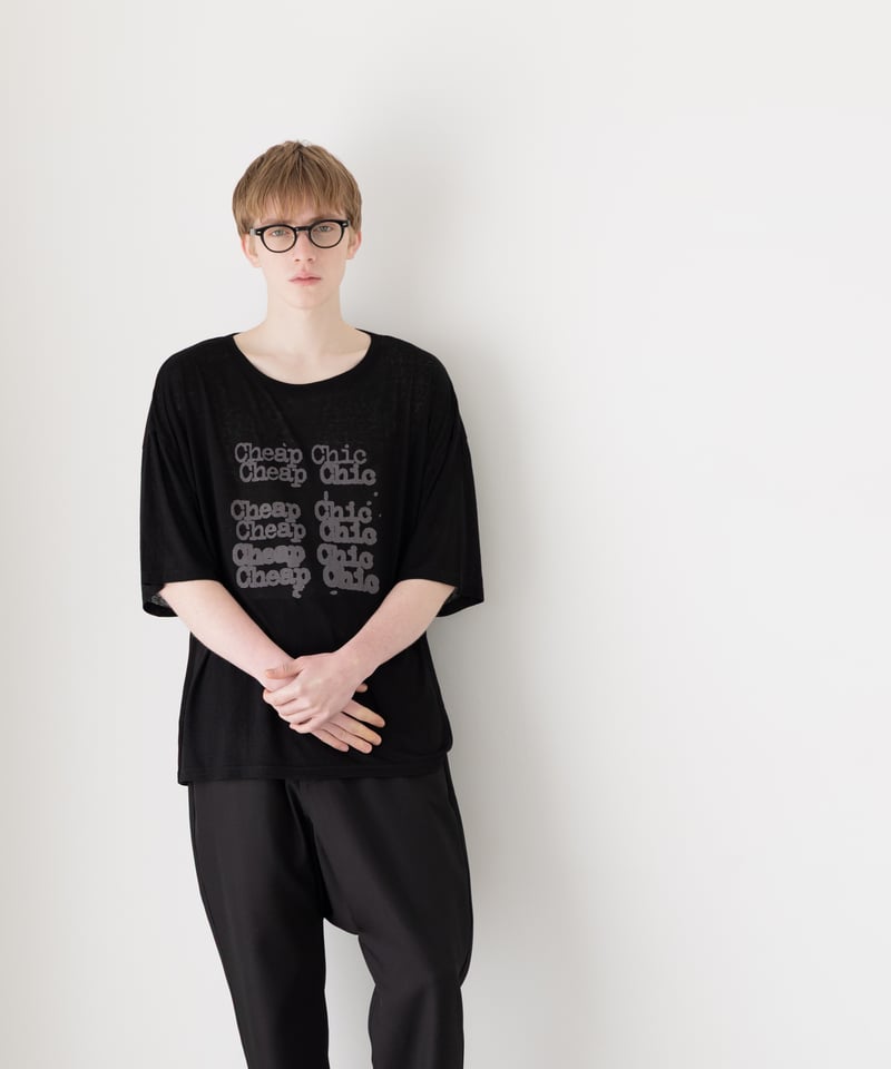 STANDARD DRAPE PRINT S/S T-SHIRT 