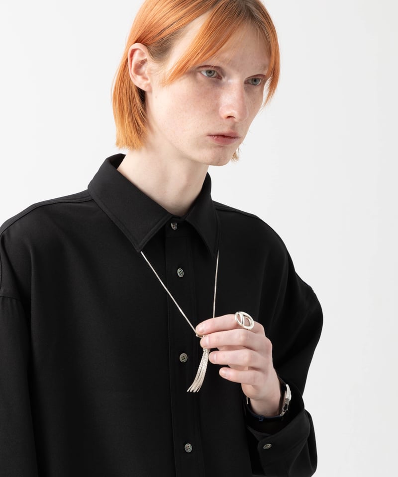 OX JEWELRY High-End SILVER CLASSIC TASSEL NECKL