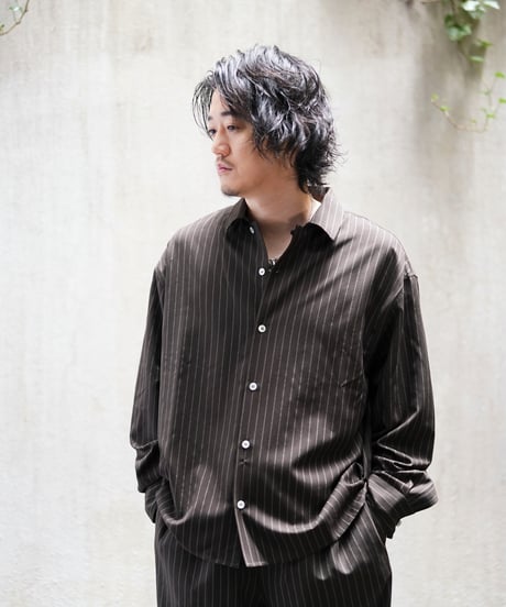 STRIPE BOX PAJAMA SHIRT