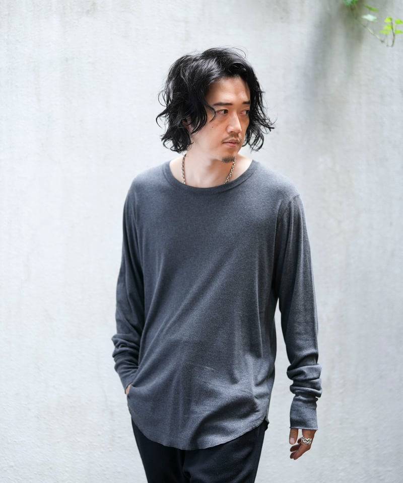 MB STANDARD リヨセルコットンリブカットソー/長袖 | MB -there is a