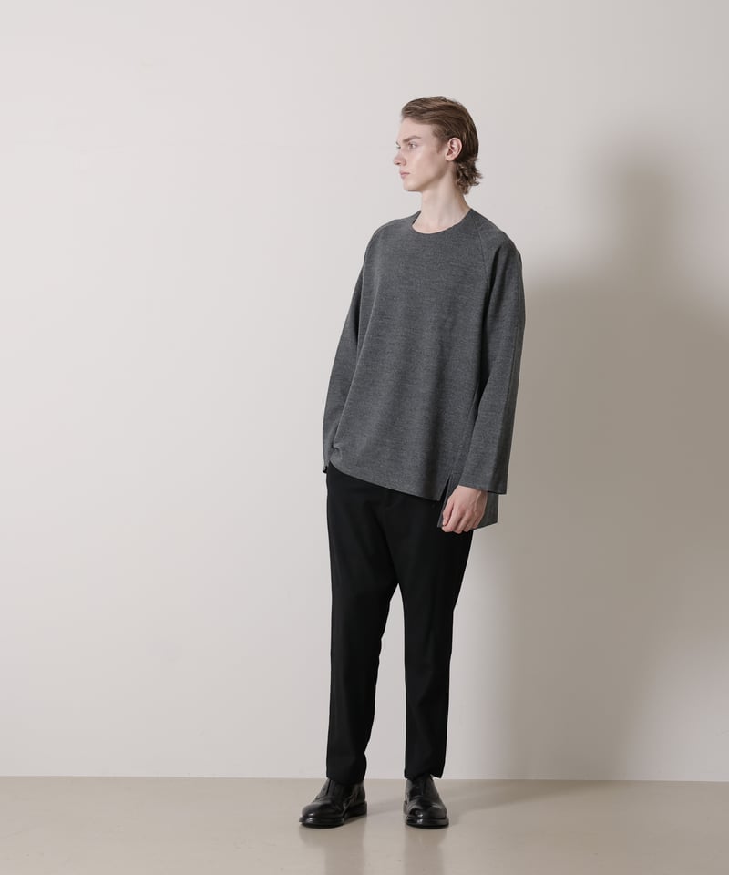 MB ハイエンド尾州ウール カットオフプルオーバークルーネック | MB