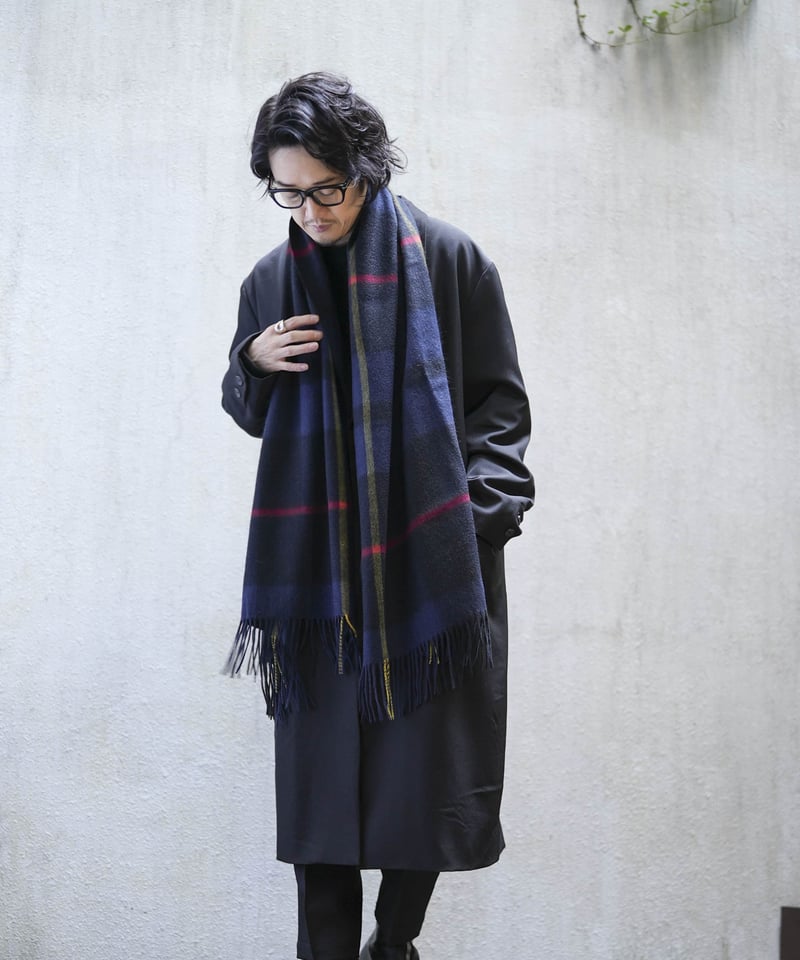 MB ULTIMATE FABRIC カシミア100% クラシックチェックストール | MB