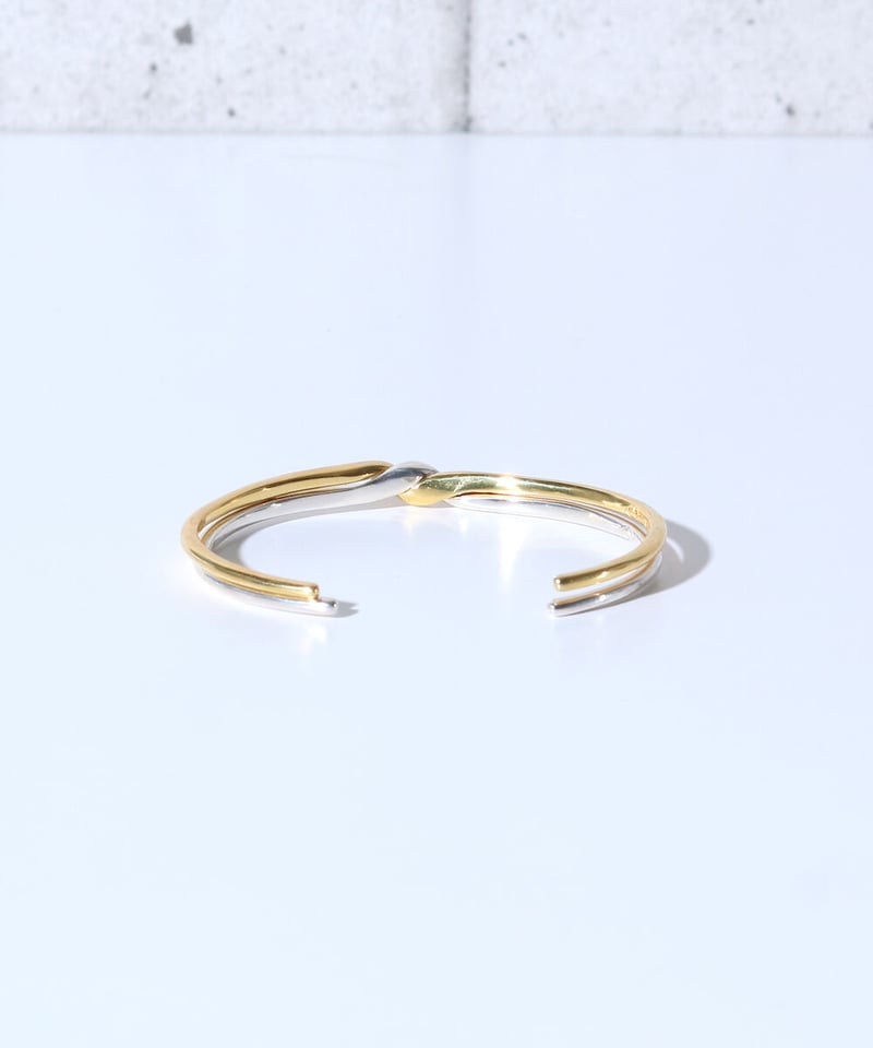 オックスジュエリーOX JEWELRY Silver Curve Bangle - バングル/リスト