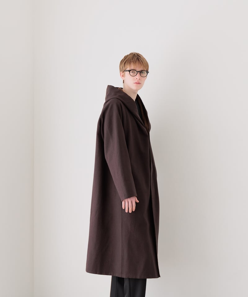 3/1発売】MB ULTIMATE尾州/近江晒ウール フーデットコート | MB -ther