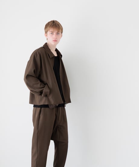 STANDARD WOOLY TWILL  CUT OFF CROPPED BLOUSON