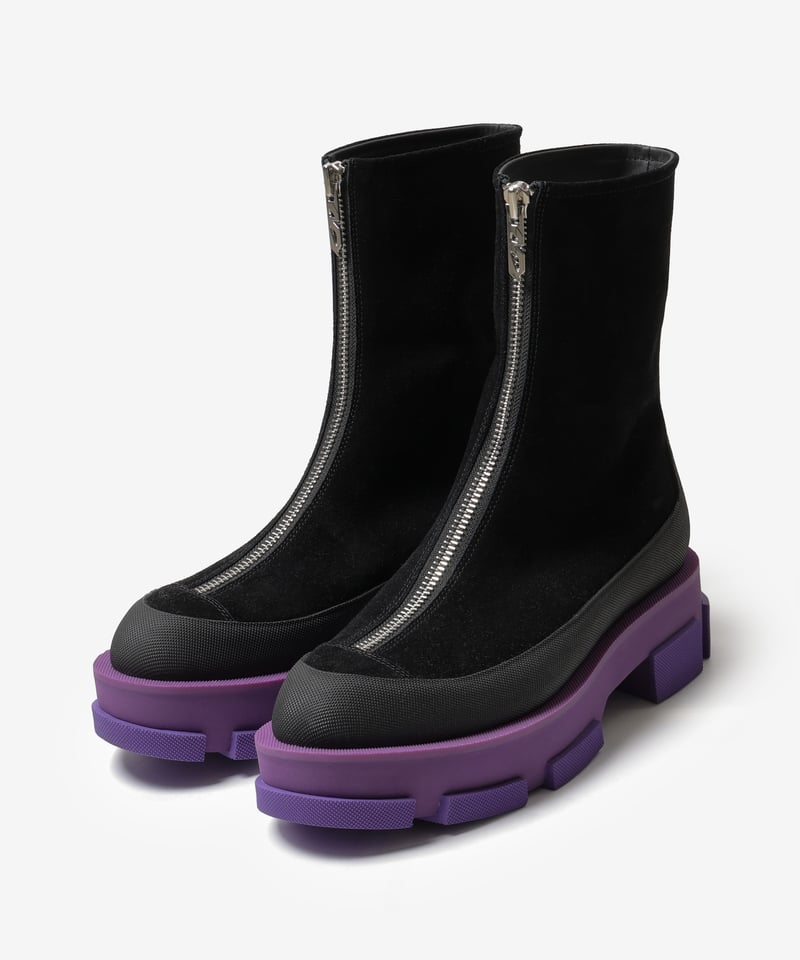 MB COLLABORATION フロントZIPブーツ by both Paris | MB