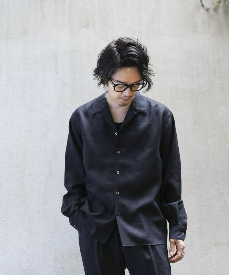 MB ULTIMATE FABRIC オープンカラーシャツ by soalon | MB -t