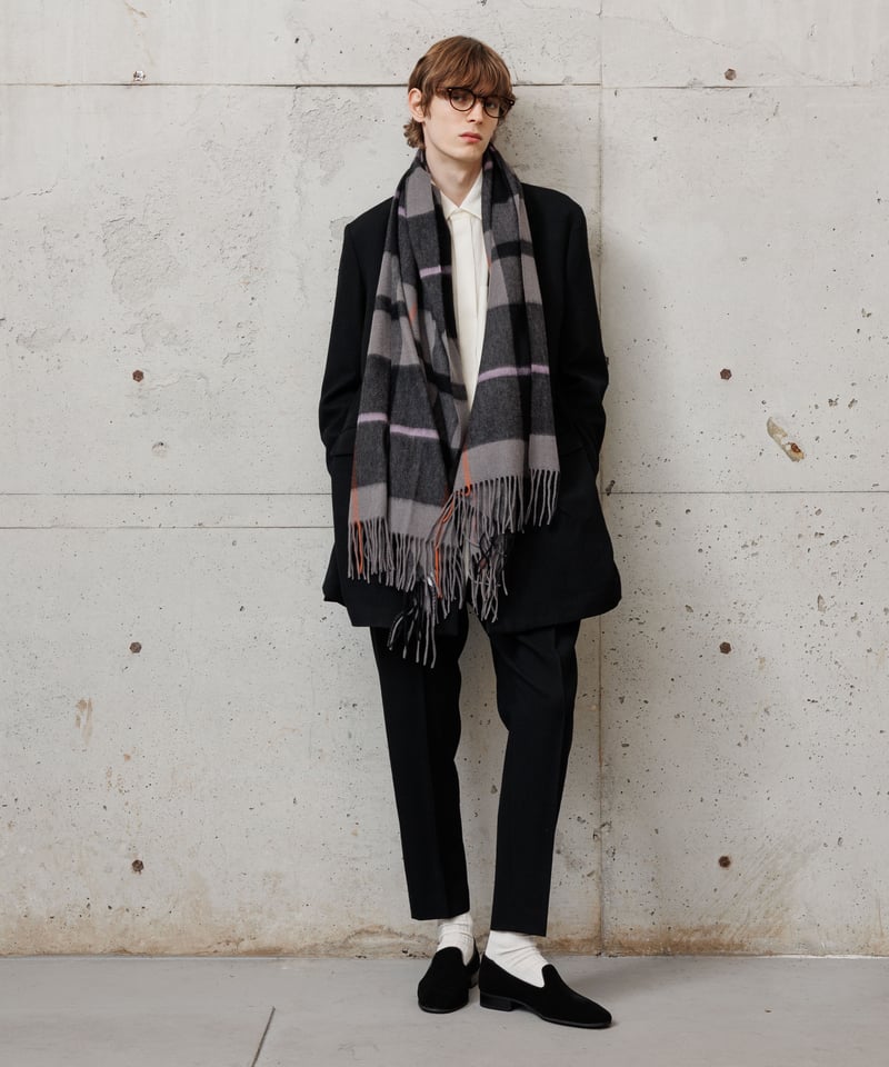 MB ULTIMATE FABRIC カシミア100% クラシックチェックストール MB ULTIMATE FABRIC カシミア100% クラシックチェックストール
