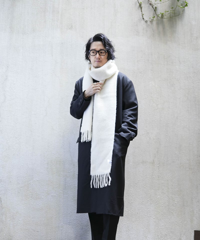 MB ULTIMATE FABRIC アルパカロングマフラー Fabric by Italy MB ULTIMATE FABRIC アルパカロングマフラー Fabric by Italy
