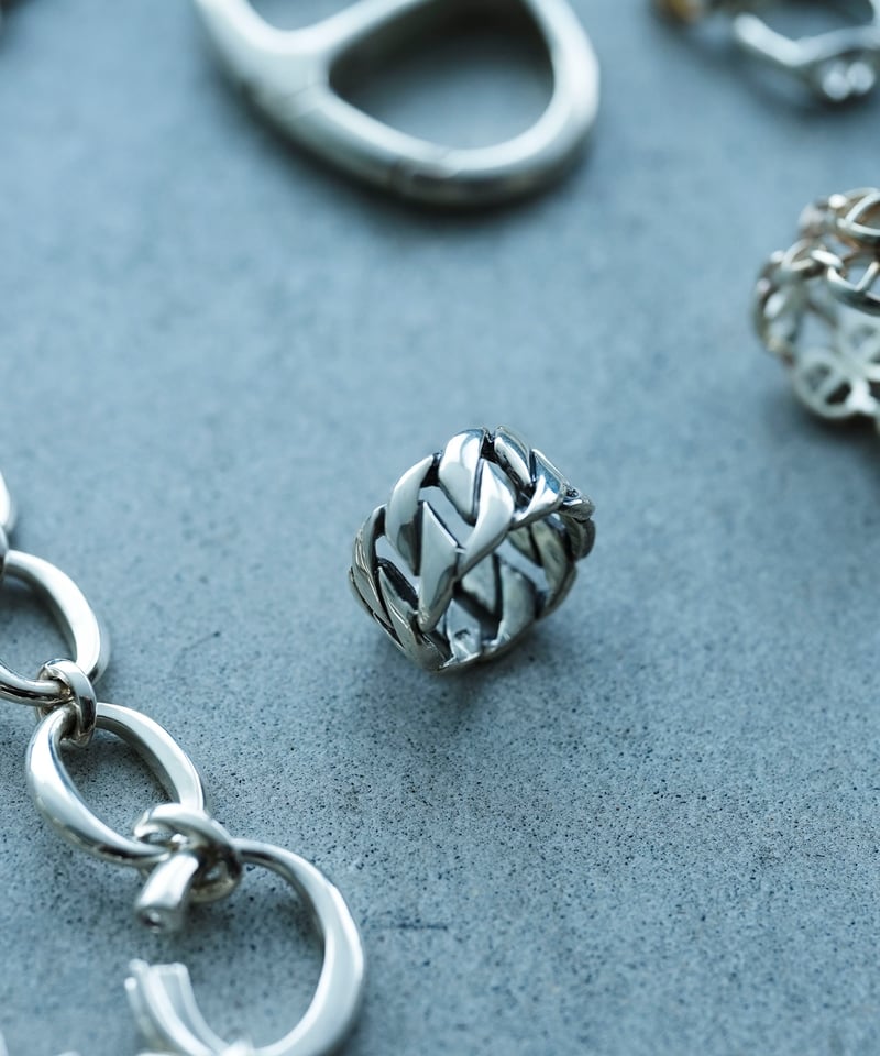 9/28発売】OX JEWELRy VINTAGE Chain Ring | MB -the